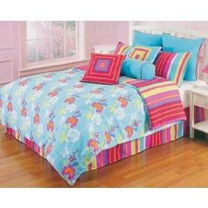  Kathy Ireland Pop Radiance Flower 4 Piece Bedding Set 