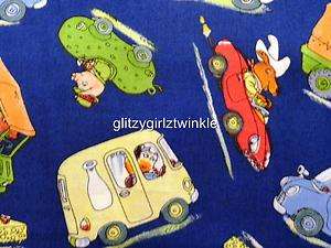   Scarry Busytown Cat Fox Mr. Frumble Rabbit Lowly Worm Fabric BTY
