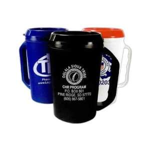  Insulated travel mug with lid, 22 oz.