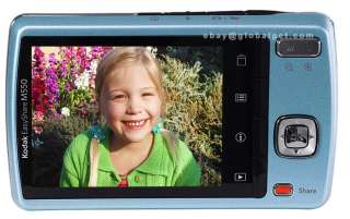Kodak Easyshare M550 12MP Digital Camera 25X Zoom Blue 041778832561 