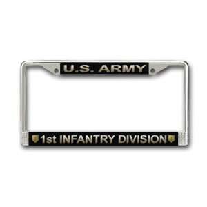  US Army 1st Infantry Division License Plate Frame 