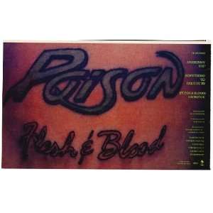   Blood Tattoo Album Print Ad (Music Memorabilia) (4736)