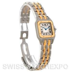 Cartier Panthere Ladies Small Steel and 18K Yellow Gold Watch W25029B6 