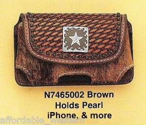 iPhone CASE ~Belt Clip~ Western Tooled Leather  Hair on 701340304543 
