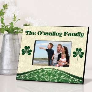  Wedding Favors Cream and Clover Personalized Picture Frame 
