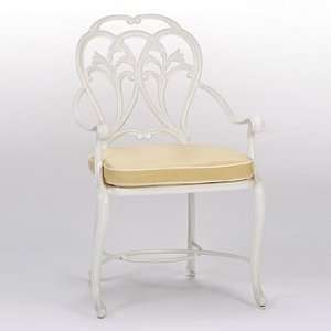 2011 Villette Outdoor Dining Chair Cushion   Softly Elegant Gingko 