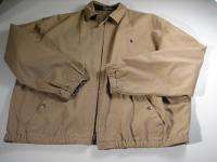 POLO Ralph Lauren Cotton Khaki Jacket Mens Large L Lge  