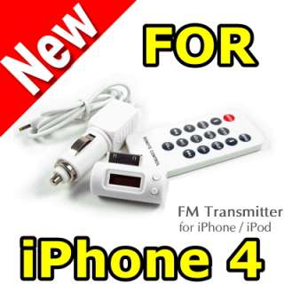   + Car Charger + Remote Controller For iPhone 4 4G 4S 3GS iPod  