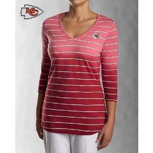   Womens 3/4 Sleeve Goal Line T Shirt Extra Small