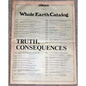  Whole Earth Catalog January 1971 (Truth, Consequences) N 