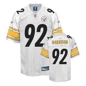  Pittsburgh Steelers James Harrison White Replica Jersey 