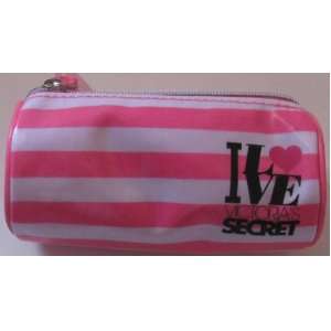Victorias Secret Small Round Cosmetic Bag (I Love Victorias Secret 