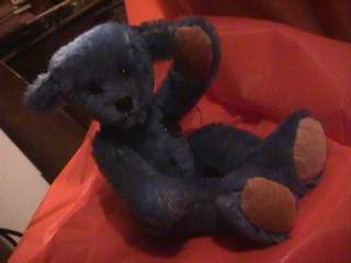teddy bear in blue Knickerbocker anniversary blue beary  