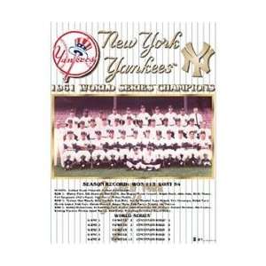 New York Yankee Healy Plaque   1961 World Series Champs  