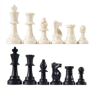  Basic Club Chess Pieces with 3 3/4 King Toys & Games