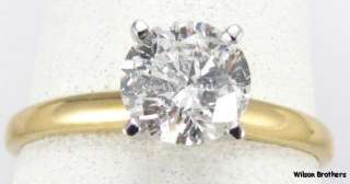 NEW* 1ct Genuine Diamond Solitaire Engagement   14k Solid Gold 