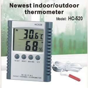 HK Digital Indoor Outdoor Desk Home Wall Mount Thermometer 