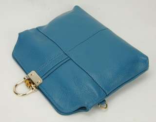 Womens Genuine Leather Clutch Purse Crossbody Folded Bag Shoulder 