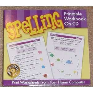  Spelling Printable Workbook on CD The Clever Factory 