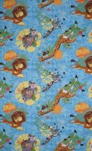 MADAGASCAR MOVIE ALEX MARTY GLORIA~Cotton Quilt Fabric  