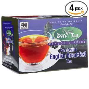 Dils Royal Tea, English Breakfast Tea, 20 Count Foil Envelopes (Pack 