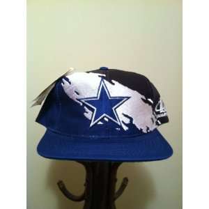  Dallas Cowboys Vintage Paintsplash Snapback Hat 