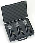 Set of 3 Samson R11 Dynamic Microphones Vocal Mics 809164000860  