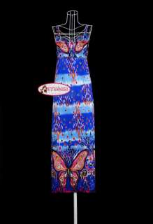 Women Long Maxi Dress Casual Bohemia Exotic S M SL075  