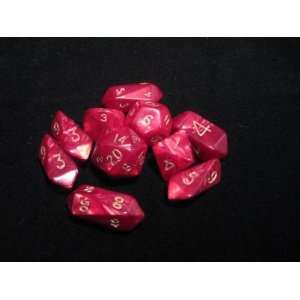   Hybrid Pearl (Set of 10 Dice) Dice Sets by Crystal Caste Toys & Games