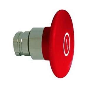 22mm Push Button Body, Metal, Push Pull, Mushroom, 60mm, Red (Requires 