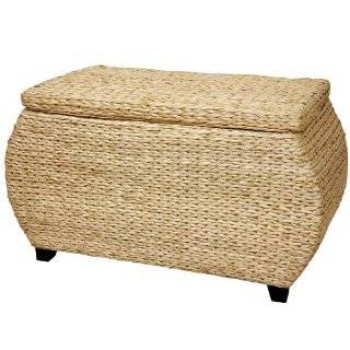 Best Deal Price Bargain Design End Table   17 Woven Water Hyacinth 