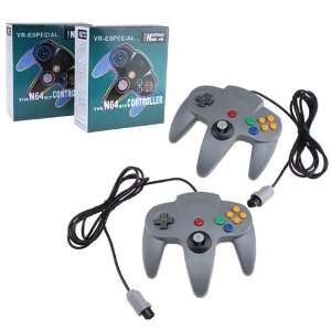  2pcs Nintendo 64 N64 Game Controllers System Replacement 