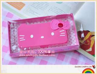   HelloKitty Face Soft Rubber Call Phone Case Cover For IPhone 4 4S