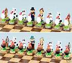 Brand New Revolutionary War Chess Set   Individually Hand Painted 