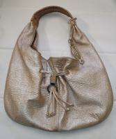 COLE HAAN Argento Phoebe Slouchy Hobo Leather Purse Bag  