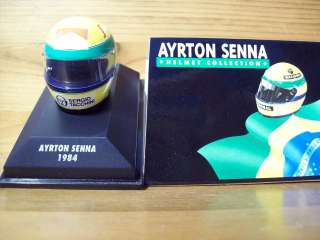 Minichamps 1/8 Ayrton Senna da Silva 1984 Toleman Monaco GP Helmet 