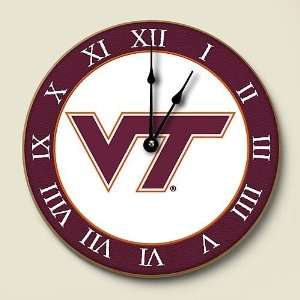  Virginia Tech Wood Clock