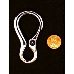   Nickel Plated Solid Iron Carabiner Hardware Arts, Crafts & Sewing