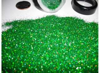 D00249 PREMIUM Grade Ultra Fine Glitter   Green,Green  