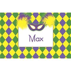  Mardi Gras Mask Personalized Placemats