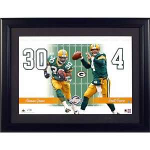  Bay Packers Unsigned Dual Jersey Numbers Piece