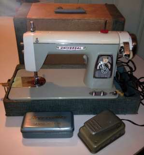 Retro Universal Standard Sewing Machine made in Japan, w/ case and 