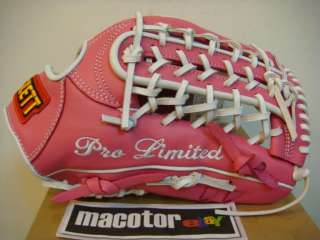 ZETT Pro Limited 13 Baseball Glove Pink T Web RHT Xmas  