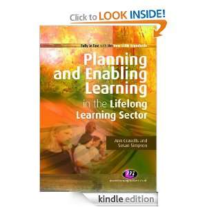 Planning and Enabling Learning in the Lifelong Learning Sector Ann 