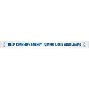  Help Conserve Energy   Turn Off Lights When Leaving Label 
