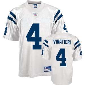 Adam Vinatieri Jersey Reebok White Replica #4 Indianapolis Colts 