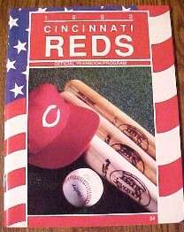 1992 Cincinnati Reds MLBB Baseball YB Yearbook Program  