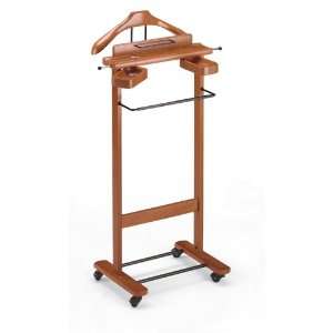  Aris 113 C Cherry Wood Valet Stand With Tray 113 C