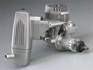 OS 120AX 2 Stroke Engine w / Muffler & 2 adapters 19210  