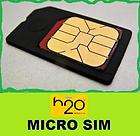   sim card for h2o wireless works $ 9 99  see suggestions
